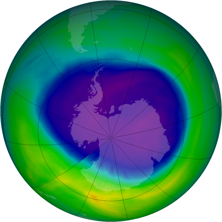 Ozone Map 2005-09-23